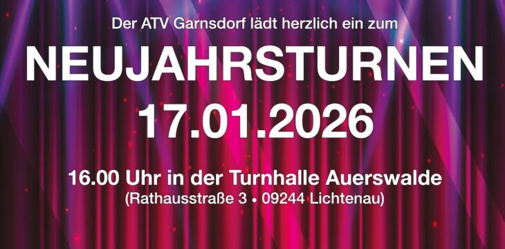 Neujahrsturnen am 17. Januar 2026