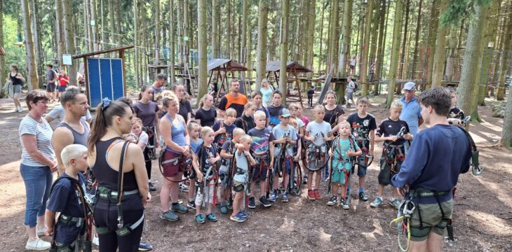 Saisonabschluss im Kletterwald